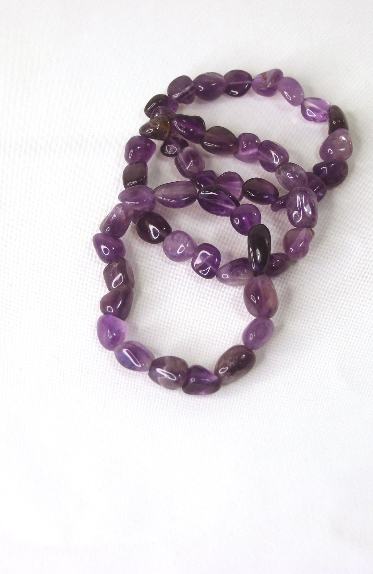 Amethyst 12mm Nugget HG Bracelet 454